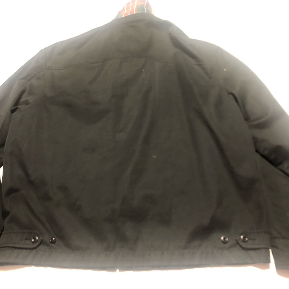 Polo Ralph Lauren preppy black jacket with red tartan interior - Picture 7 of 11